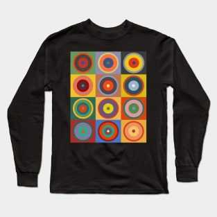 Op Art #24 Kandinsky Colors Long Sleeve T-Shirt